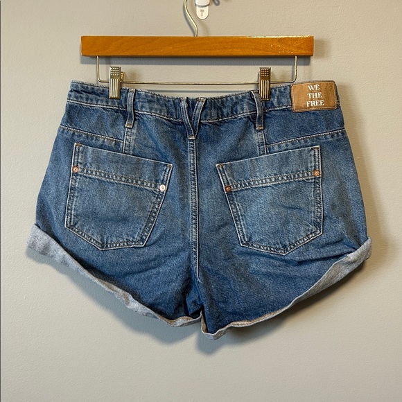 Free People We The Free Beginners Luck Slouch Shorts - Picture 6 of 15